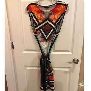 Tribal Femme beautiful, flattering dress, NWOT